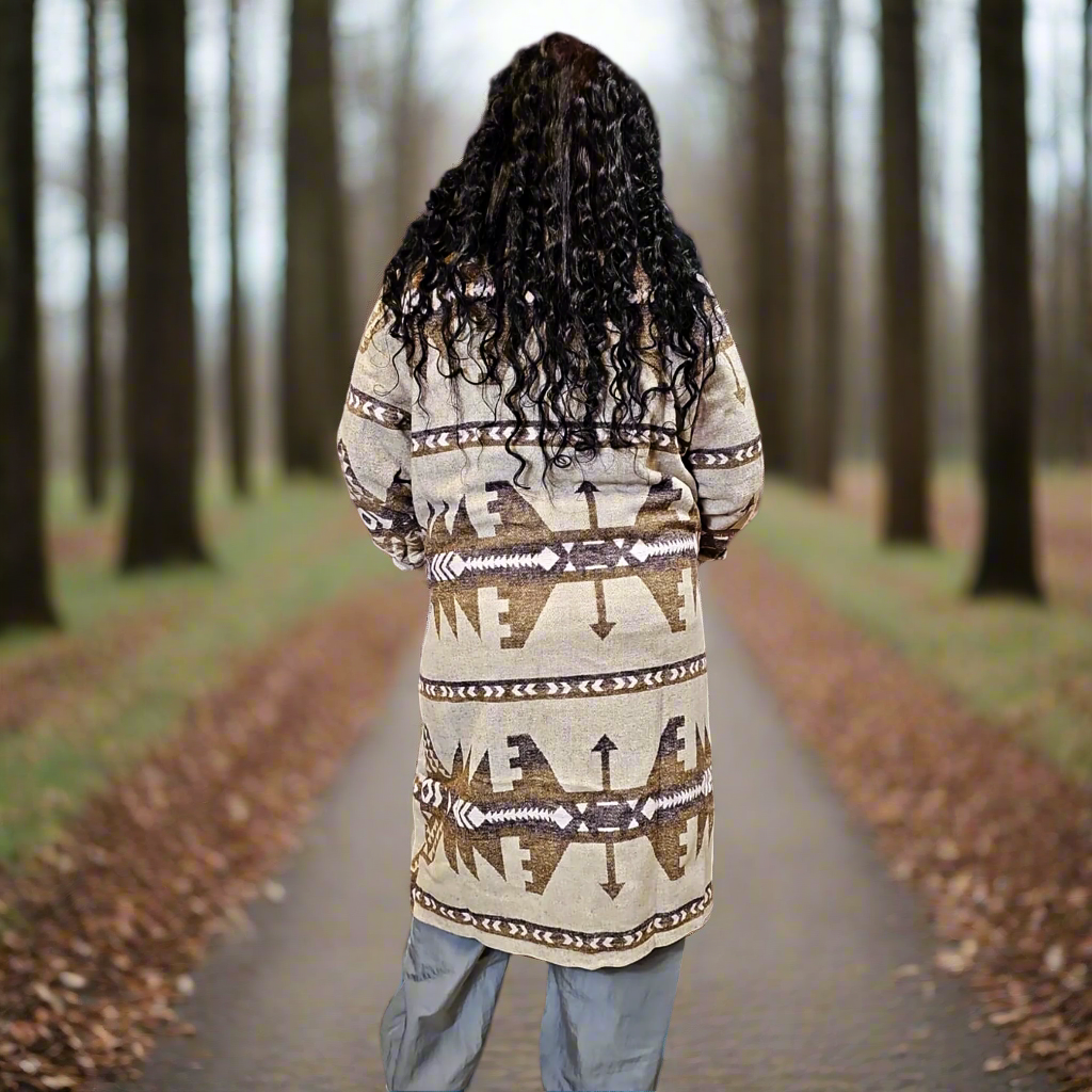 Long Coat (wool) No Hood (Beige)-2