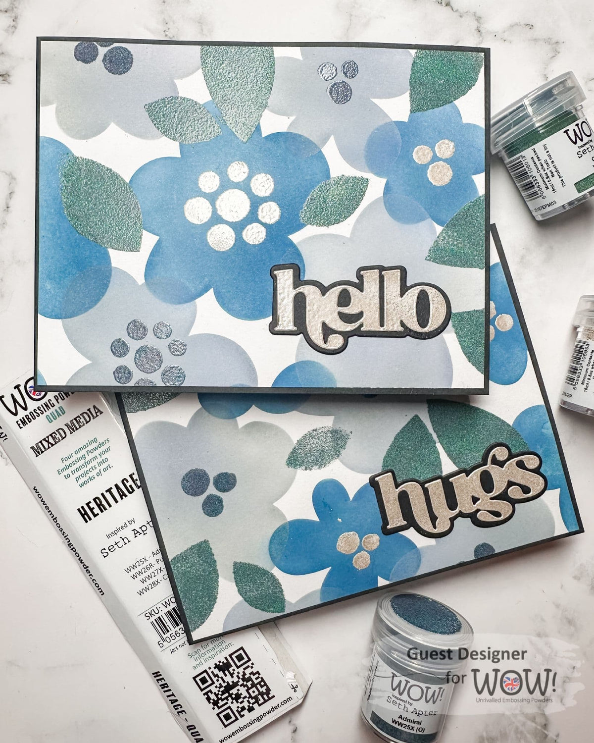 WOW! Embossing Powder - Heritage Quad - Inspired by Seth Apter-18