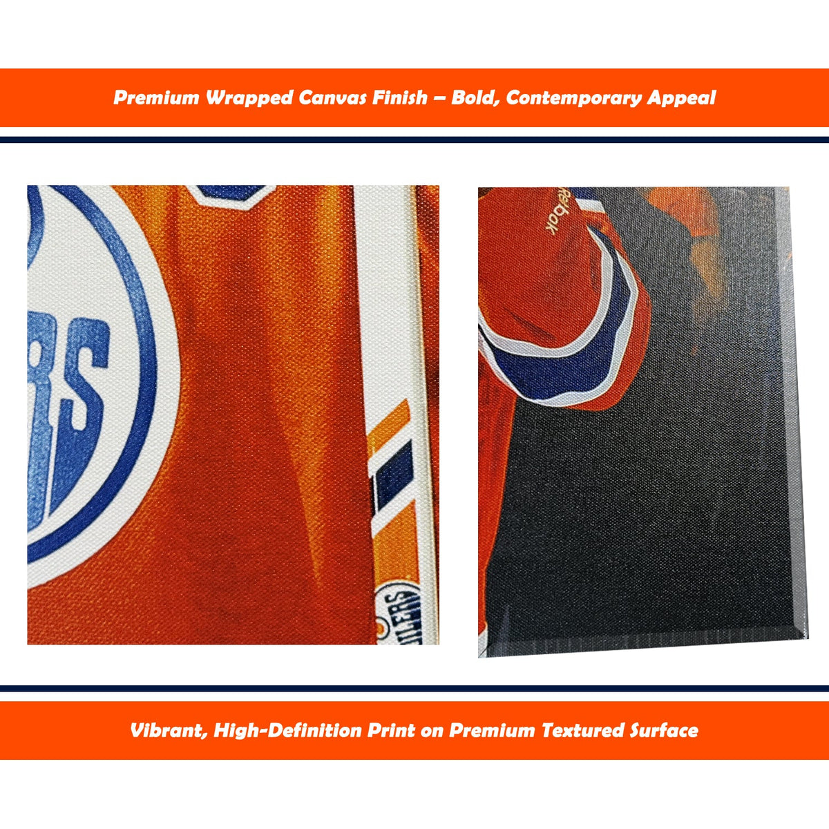 Connor McDavid and Leon Draisaitl Edmonton NHL Display (16x20)-4