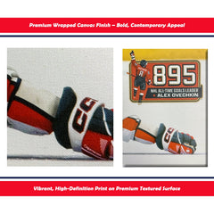 Alexander Ovechkin Record Breaking Goal #895 Capitals Canvas-4