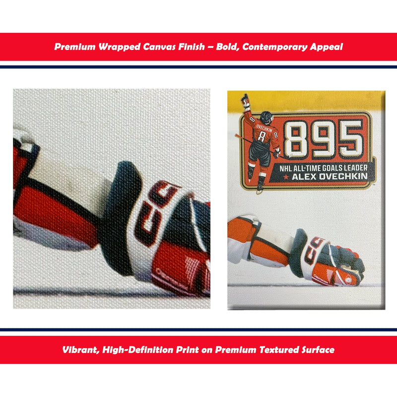 Alexander Ovechkin Record Breaking Goal #895 Capitals Canvas-4