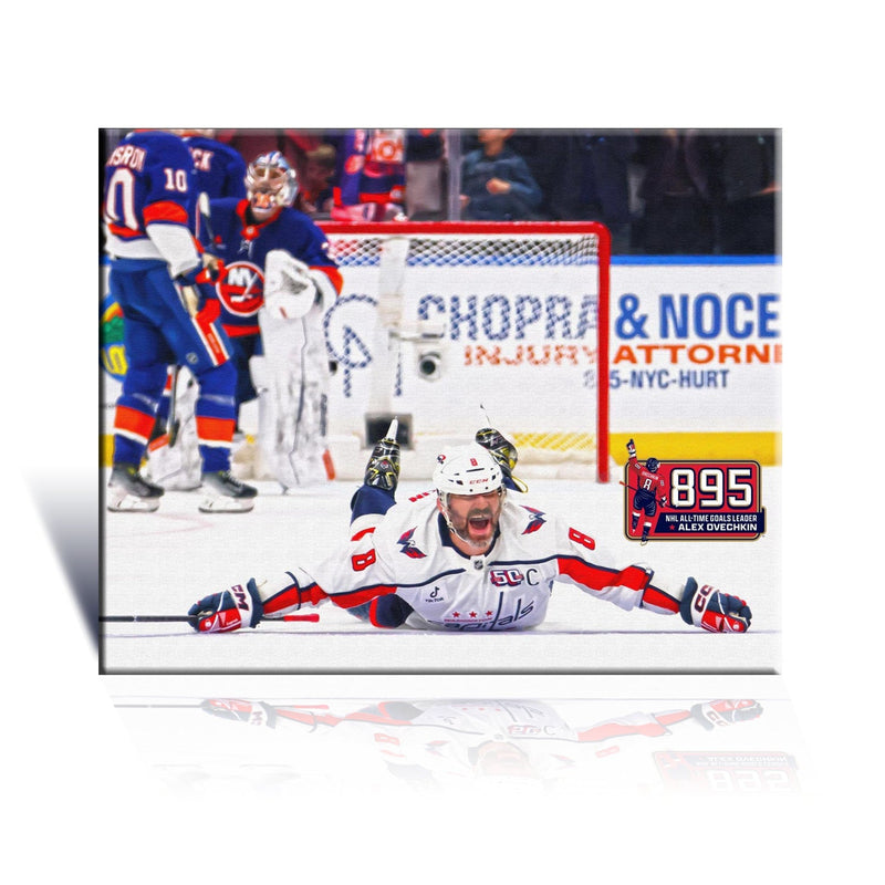 Alexander Ovechkin Record Breaking Goal #895 Capitals Canvas-1