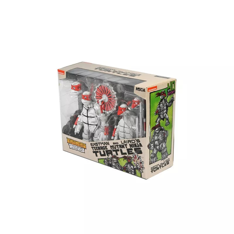 NECA Teenage Mutant Ninja Turtles Black and White First Turtles 7" Action Figures - 2pk-6