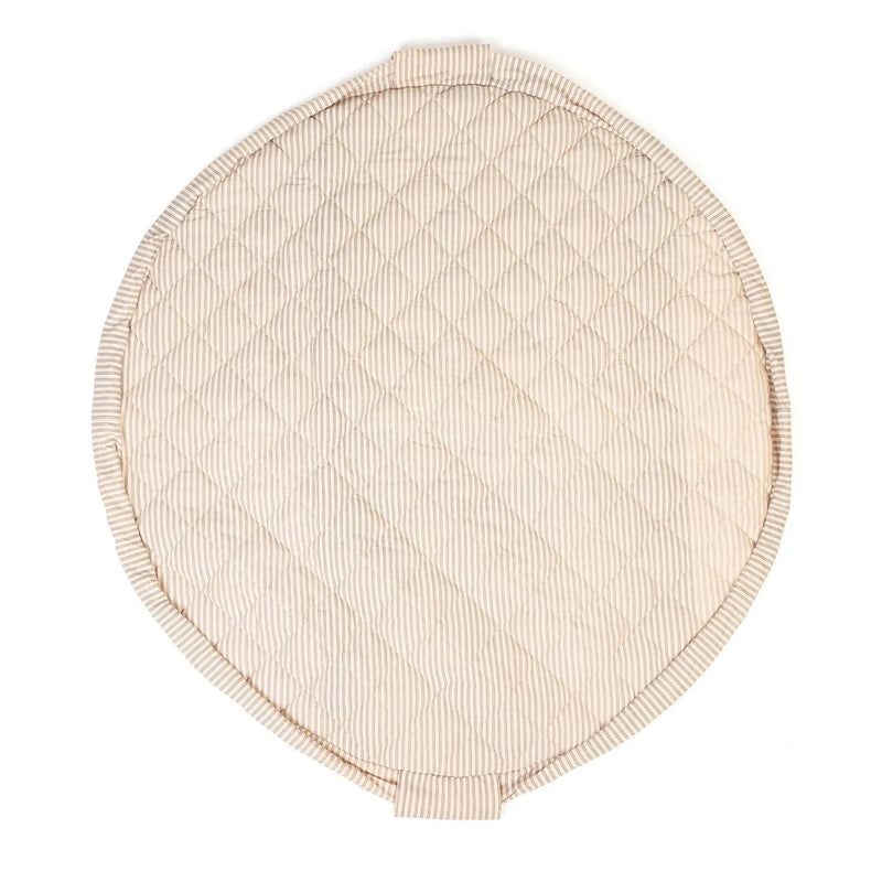 Organic Soft Babymat & Bag | Blue Stripes | play&go-10