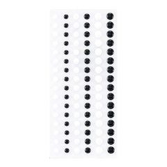 Dimensional Black & White Enamel Dots-2