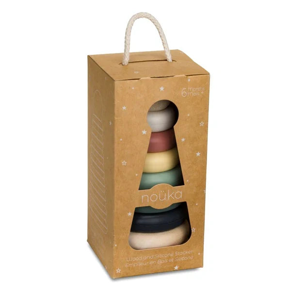 Noüka Wood and Silicone Stacker-Storm Tower-4