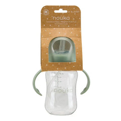 Transitional Sippy/Weighted Straw Cup | noüka | Moss-5