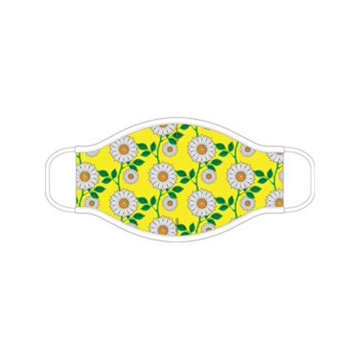 Yellow Daisy Face Mask-1