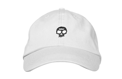 Zero 'Single Skull' 6-Panel Cap - White-1