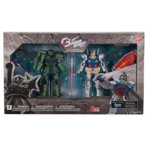 Gundam Infinity Epic Battle 2-Pack – RX-78-2 Gundam vs. MS-06 Zaku II (UPC: 045557406363) Exclusive