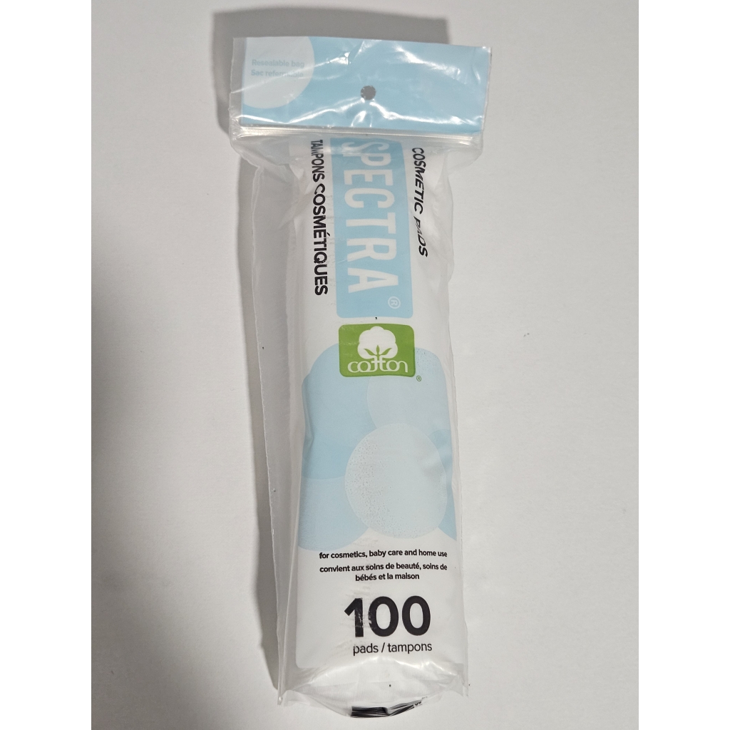 Spectra / IRIS – 100% Cotton Quilted Cosmetic Pads (UPC: 05338102245)