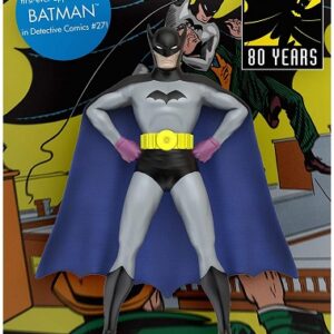 Batman Bendable Action Figure – Detective Comics #27 80th Anniversary Edition (5.5″ PVC Figurine) (054382039806)