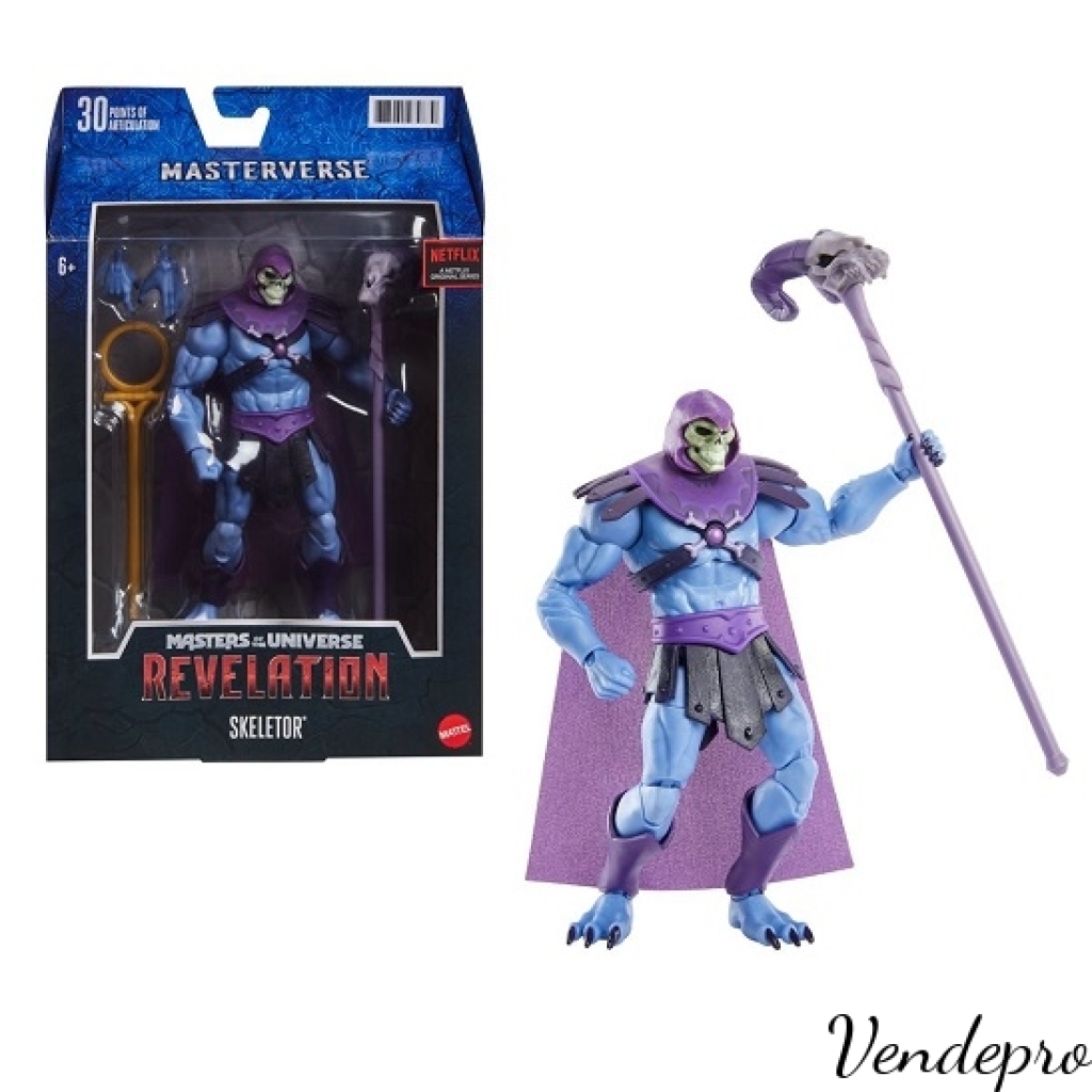 Masters of the Universe Masterverse Revelation Skeletor Action Figure (UPC: 887961979879)